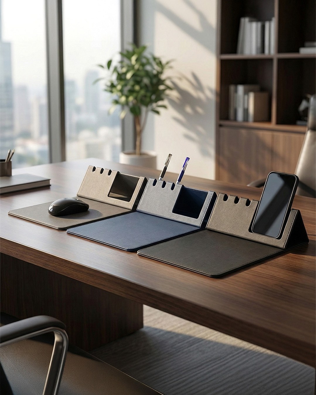 MOUSE PAD SUPORTE CELULAR PRETO — vista 4